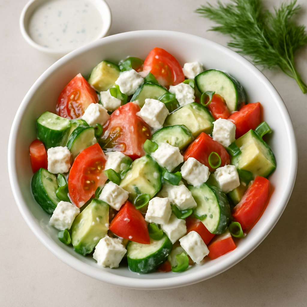 Avocado salad the Cretan way