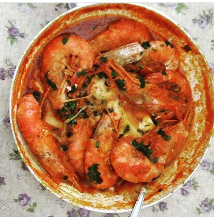 Prawn Saganaki