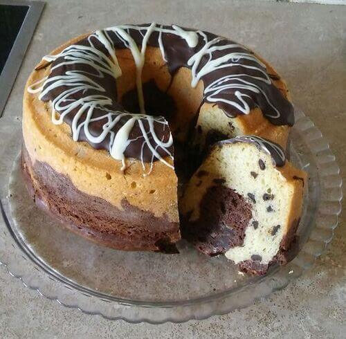 Leopard cake