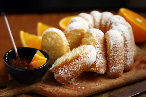 Cake with a whole orange