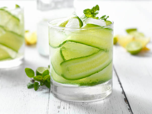 Tsipouro and Cucumber Cocktail
